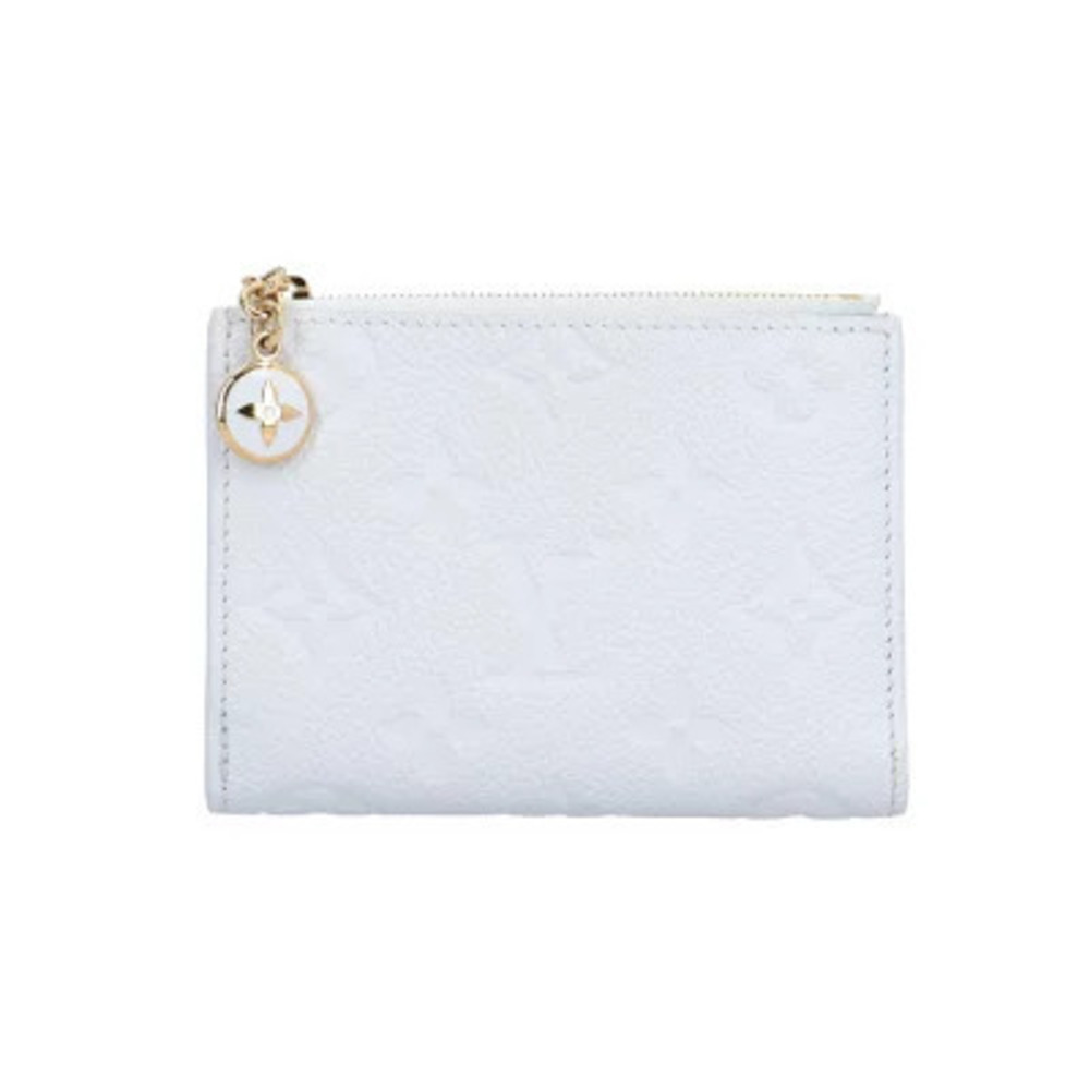 Louis Vuitton Portefeuille Lisa Monogram Empreinte Bi fold Wallet